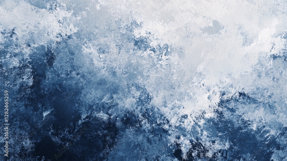 Poster Abstract blue and white textured background creating dynamic visual interest