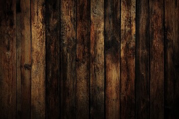 A high-resolution texture of an old, weathered wood surface with visible cracks and grain details. The background is a dark brown color to create contrast against the textured wooden material.