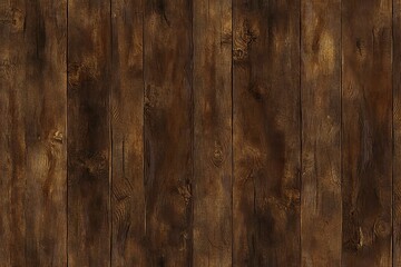 A high-resolution texture of an old, weathered wood surface with visible cracks and grain details. The background is a dark brown color to create contrast against the textured wooden material.