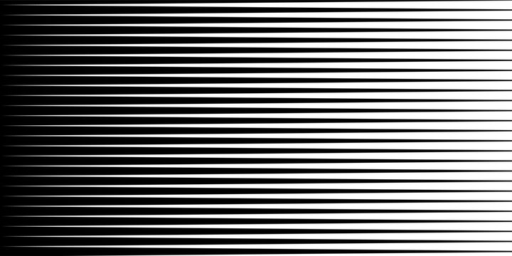 Striped halftone gradation texture. Fading vertical line gradient background. Repeating pattern backdrop. Black halftone parallel lines backdrop for overlay,