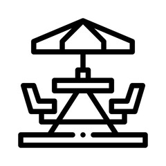 topiary line icon