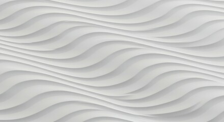 Fototapeta premium white sand texture, ripples, wavy pattern, minimalist design, soft lighting, close-up view, clean lines, beach-inspired background, seamless repeating pattern, tranquil atmosphere, monochromatic, high