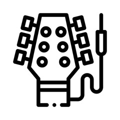 guitar line icon