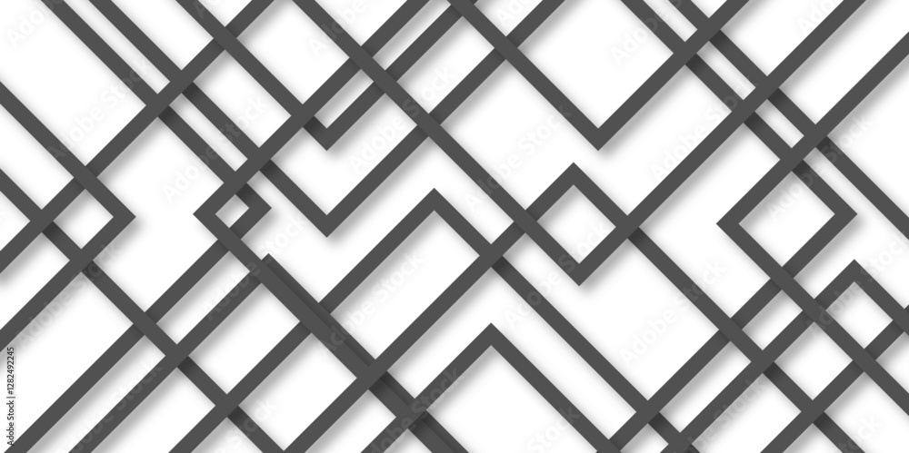 Poster abstract geometric lines background with diamond and triangle shapes. geometric lines white abstract