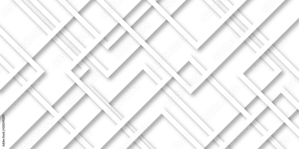 Poster abstract geometric lines background with diamond and triangle shapes. geometric lines white abstract