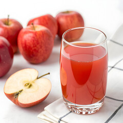 apple juice and apples