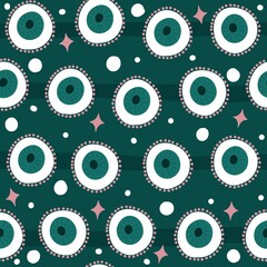 Nazar greek eye Seamless pattern