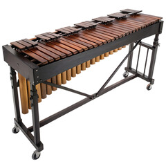 piano isolated on white