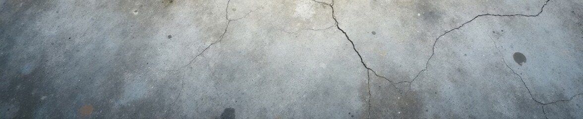 Obraz premium Rough, pitted gray concrete; grime-streaked surface, material, grunge, city