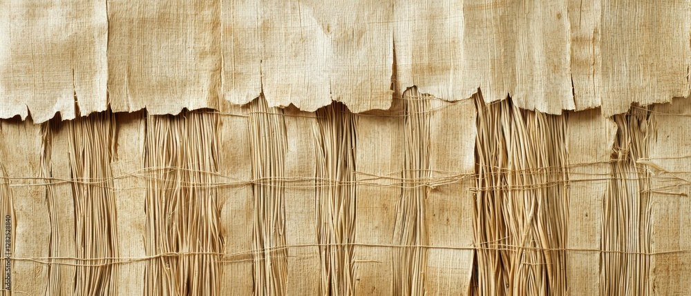 Poster textured surface of weathered wood with peeling layers and natural patterns.