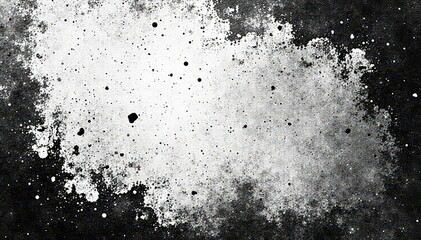 Fototapeta premium Black & white grunge texture, heavily distressed abstract, chaotic, gritty , distressed, ink, surface