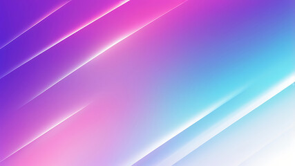 Obraz premium Smooth bright blue gradient abstract background with glowing lines