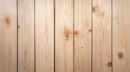 Obraz premium Natural wood texture with light colored planks, showcasing knots and grain patterns, perfect for backgrounds or design projects