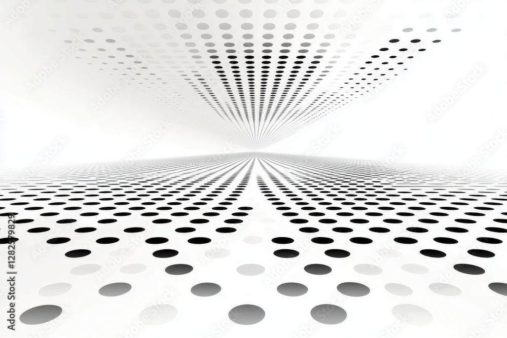 Poster abstract geometric dot pattern background