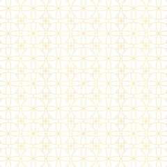 Golden flower pattern