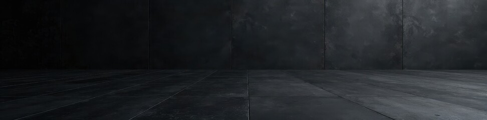 Smooth, polished black concrete; minimal detail , clean, high-resolution, matte