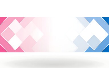 Fototapeta premium Abstract geometric banner gradient transition