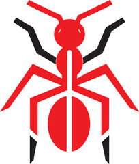 Ant Vector Design Logo Illustration