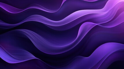 Obraz premium Purple Abstract Silk Waves with Smooth Texture and Flowing Motion