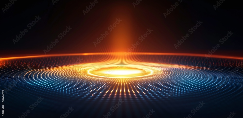 Poster energy vortex: an abstract, digitally crafted image showcasing a dynamic energy vortex, radiating li