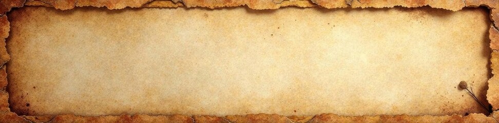 Obraz premium Antique frame, aged parchment, textured backdrop , design, object, texture