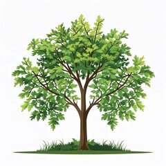 Obraz premium alder tree icon on plain white background