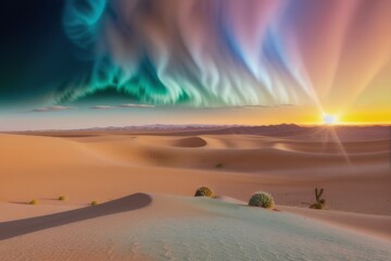 Obraz premium Futuristic Skyline under a Starry Night