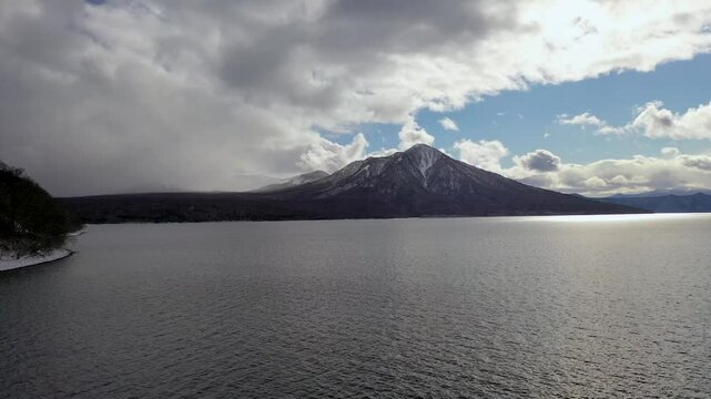 lake and mountains