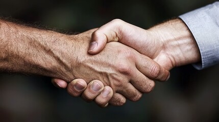 Strong Handshake  Business Deal  Partnership  Agreement  Success  Close up