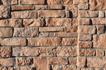 Slate and brick wall.