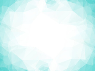 Abstract blue color geometric polygon design background