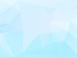 Abstract blue color geometric polygon design background