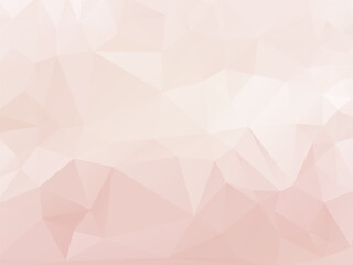 Obraz premium Modern soft brown geometric polygon design background