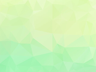 Soft green color geometric polygon design background