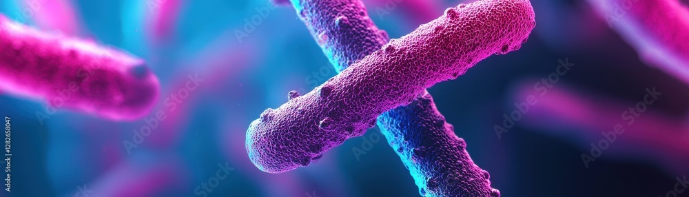 Poster analyzing bacterial growth patterns a close-up from the microbiology lab's controlled environment