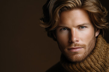 Man smiling close-up