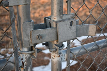 Aluminum gate latch.