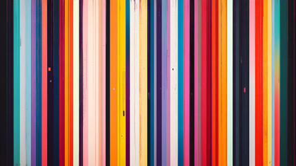 Obraz premium abstract composition of digital noise, color shifts, and VHS-style scan lines 