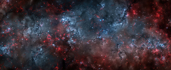 Fototapeta premium Mystical Nebula and Starfield in Deep Space