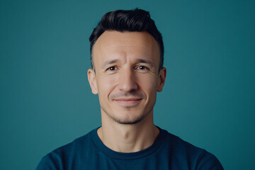 Fototapeta premium Man smiling close-up