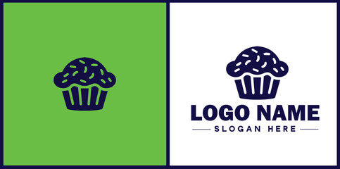 Gluten-Free Bakery icon Wheat-free bakery Gluten-conscious bakery Celiac-friendly bakery flat logo sign symbol editable vector