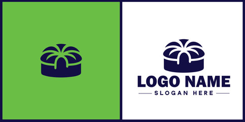 Gluten-Free Bakery icon Wheat-free bakery Gluten-conscious bakery Celiac-friendly bakery flat logo sign symbol editable vector