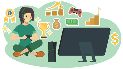 Video Games illustration 
