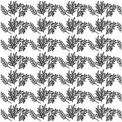 black and white seamless pattern