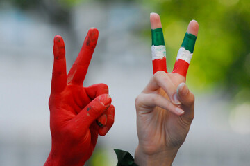 Demonstration zum Nahost-Konflikt / Demonstration zum Nahost-Konflikt