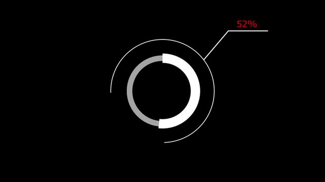A dynamic circle loding animation, and on a black background, is loading from .