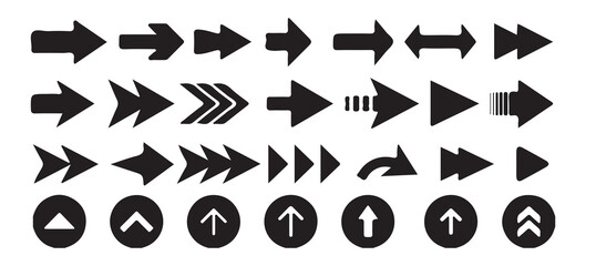  Arrow icon. Arrow vector collection. Arrow  Cursor. Modern simple arrows. Vector Illustration eps 10.