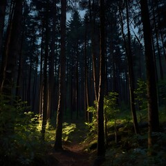 Obraz premium forest in the morning