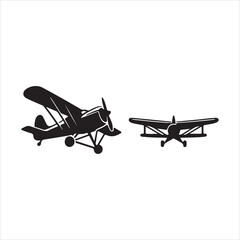 airplane isolated on white background