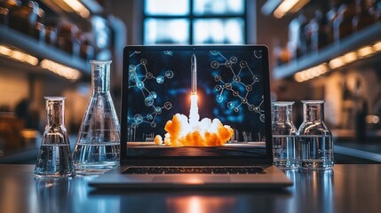 Lab Rocket Launch Startup Innovation